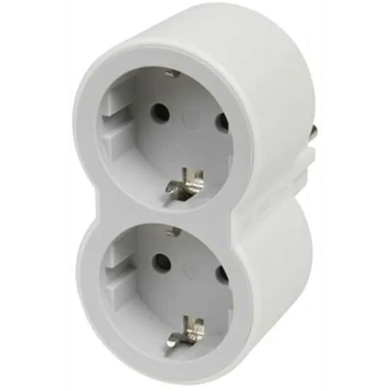 LEGRAND Πολύπριζο Legrand Surgearrest 2 θέσεων - White/Grey