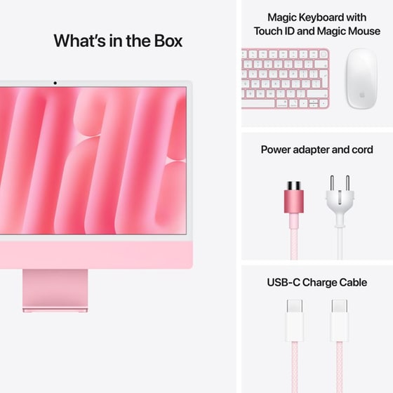 Apple iMac 24'' 4.5K Retina Display (Apple M4 10C/16GB/256GB SSD/10C GPU) - Pink image 8