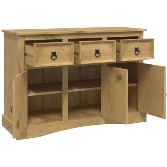 Μπουφές Μεξικάνικο Στυλ Corona 132 x 43 x 78 εκ. VidaXL Ξύλο Πεύκου - Καφέ image 6