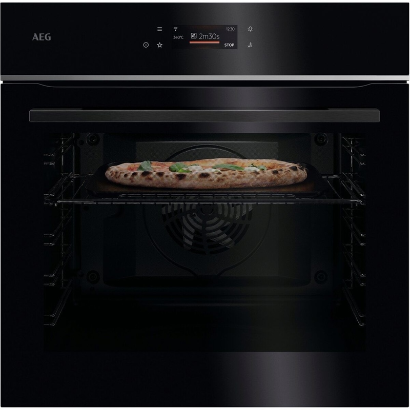 AEG TX7PB63FSB Pizza Expert 72 Lt Μαύρος Εντοιχιζόμενος Φούρνος Άνω Πάγκου AEG