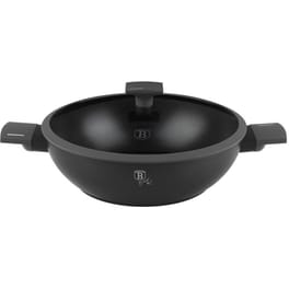 Αντικολλητικό Τηγάνι WOK BERLINGER HAUS BH-8125 30 cm Μαύρο