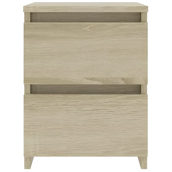 Κομοδίνο Vidaxl Από Μοριοσανίδα 2τμχ 30x30x40 cm - Sonoma Δρύς image 3