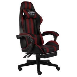 Gaming Καρέκλα VidaXL Racing από Τεχνητό Δέρμα - Μαύρη/Μπορντό