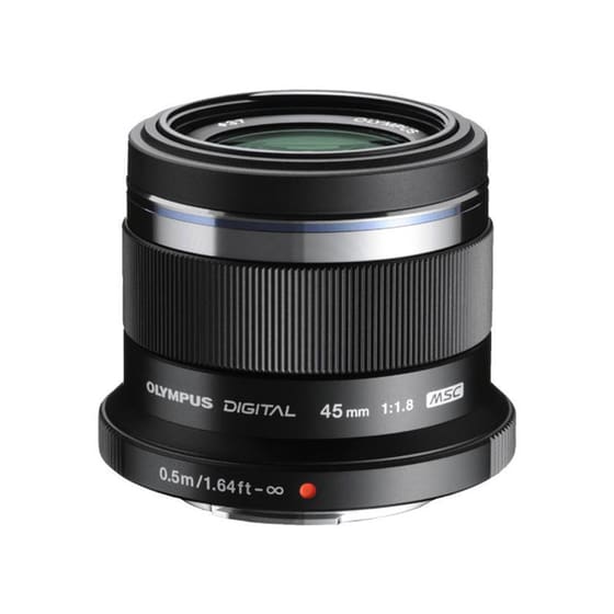 Olympus M.Zuiko 45mm f/1.8 - Olympus lens - Μαύρο image 1