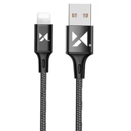 Καλώδιο δεδομένων Wozinsky Wuc-l1b Usb to Lightning 2.4A 1m - Black