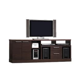Έπιπλο Τηλεόρασης Analog  Woodwell Μελαμίνη MDF 190x46x70cm - Καφέ