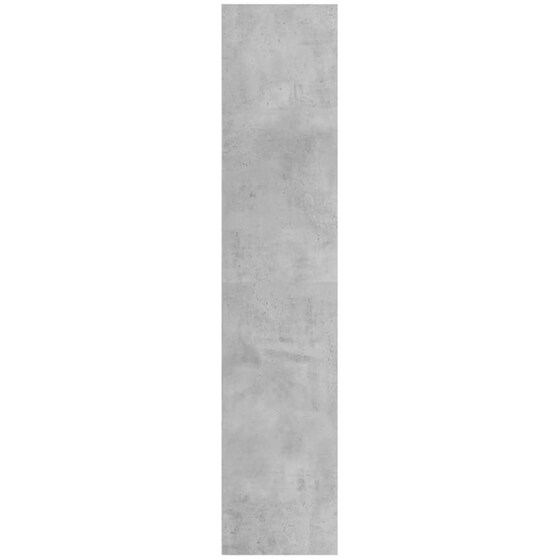 Βιβλιοθήκη VidaXL από Μοριοσανίδα  36x30x143 cm - Γκρι image 4