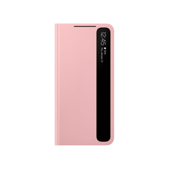 Θήκη Samsung Galaxy S21 Clear View Cover - Ροζ image 0