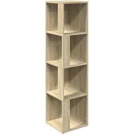 Ραφιέρα VidaXL Γωνιακή από Μοριοσανίδα 33x33x132 cm - Sonoma Oak