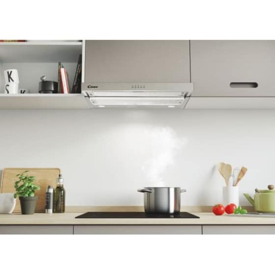 CANDY CT6360IN 60 cm Inox Απορροφητήρας Συρόμενος image 3