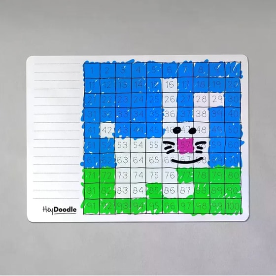 Χαλάκι Ζωγραφικής Hey Doodle 100 Squares Large image 3