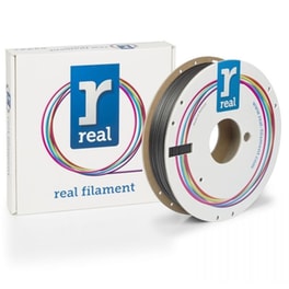 REAL FILAMENTS νήμα 3D εκτυπωτή PETG - 0.5kg 1.75mm - Μαύρο
