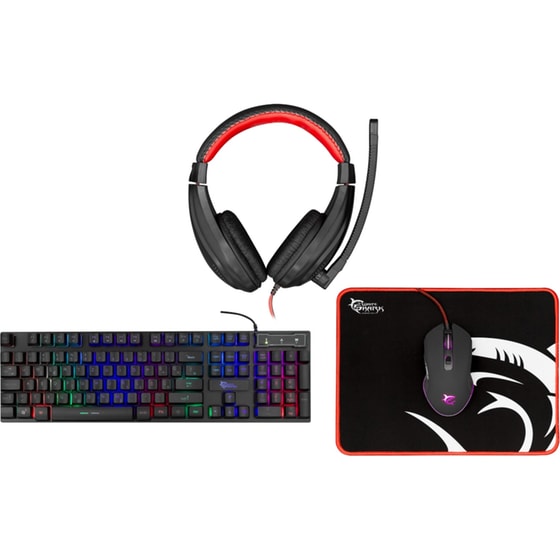 White Shark Comanche 2 Σετ Gaming Ενσύρματο Πληκτρολόγιο με Φωτιζόμενα πλήκτρα & Ποντίκι (GR) image 0