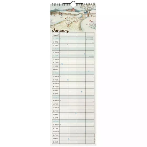 Ημερολόγιο Τοίχου Legami 2026 Home Sweet Home 16X49C image 1