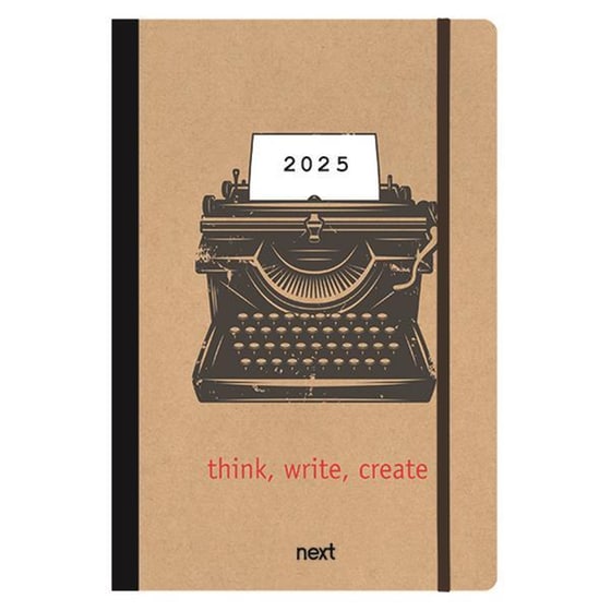 Ημερολόγιο Ημερήσιο Next 2025 12M Typing 12x17 cm image 0