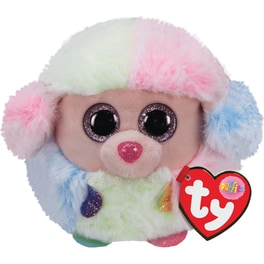 Λούτρινο TY Beanie Balls Rainbow Χνουδωτό Σκυλάκι Poodle Πολύχρωμο (7cm)