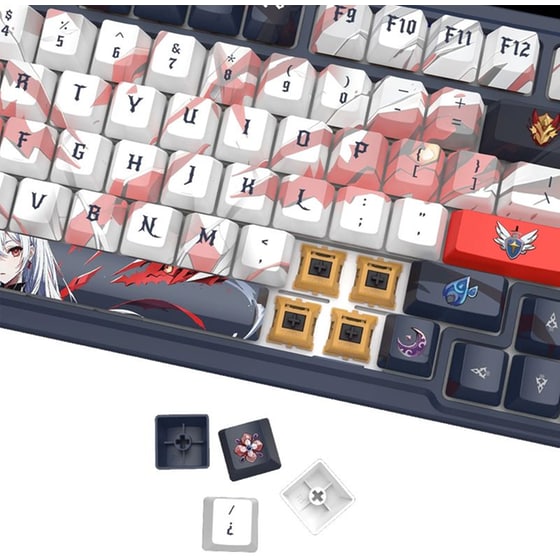 Redragon Eisa K686AK Gaming Μηχανικό Ασύρματο 2.4 GHz/Bluetooth Πληκτρολόγιο RGB Μπλε (US) image 5