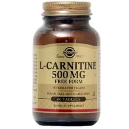 Αμινοξύ Solgar L-carnitine 500mg - 60 ταμπλέτες