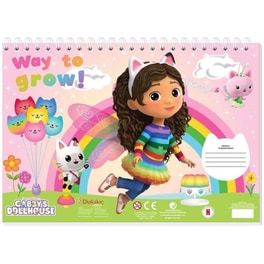 Μπλοκ Ζωγραφικής Διακακης Αεβε Gabbys Dollhouse Α4 40 Φύλλων