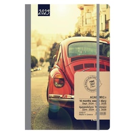 Next Ημερολόγιο Academic+ 9/2024-12/2025 Gallery Εβδομαδιαίο Flexi 14x21εκ. Σκαραβαίος