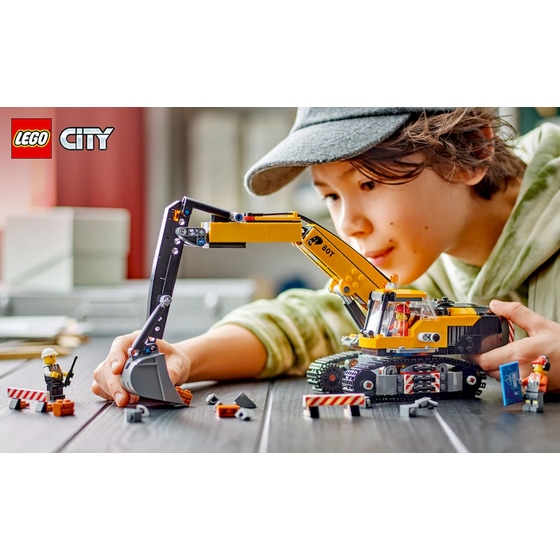 Lego City Yellow Construction Excavator (60420) image 6