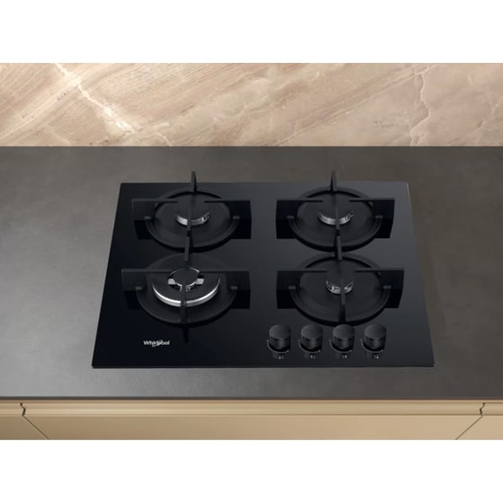 WHIRLPOOL GOR 625/NB1 59 cm Μαύρo Εστία Αερίου Αυτόνομη image 3