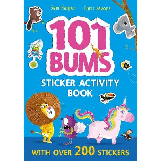 101 Bums Sticker Activity Book image 0