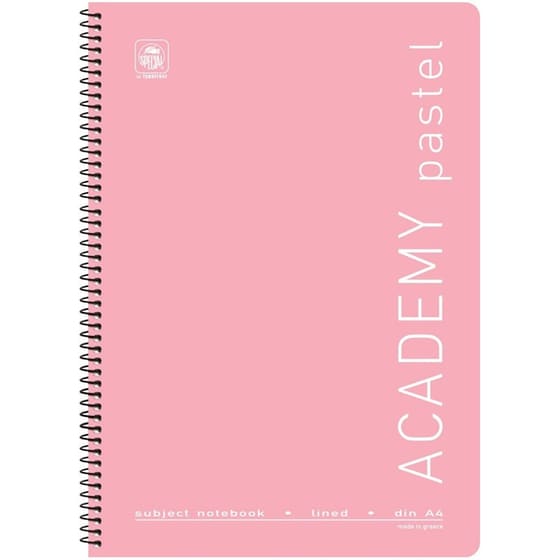 Τετράδιο Σπιράλ Special Academy Pastel Α4 4 Θεμάτων 120 Φύλλων (1 τεμάχιο) image 0