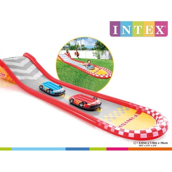 Φουσκωτή Νεροτσουλήθρα Intex Racing Fun image 3