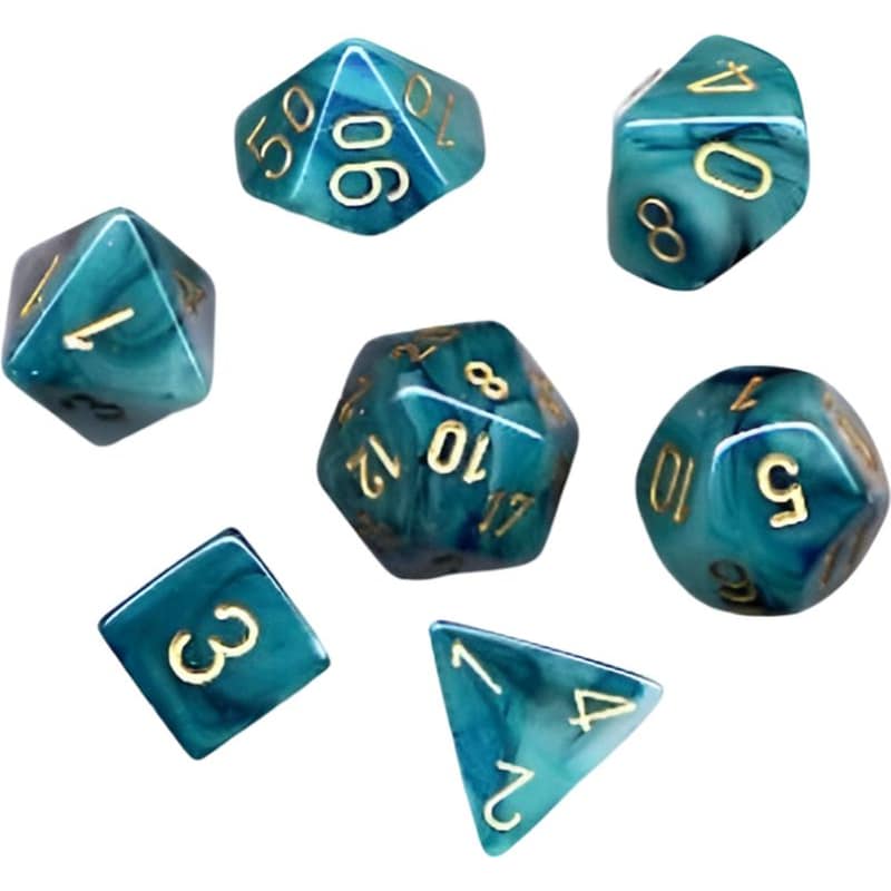 Chessex Phantom - Teal/Gold CHESSEX
