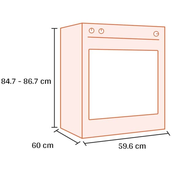 AEG CCB6442NBW SurroundCook 73 Lt Λευκό Ηλεκτρική Κουζίνα Κεραμική image 1