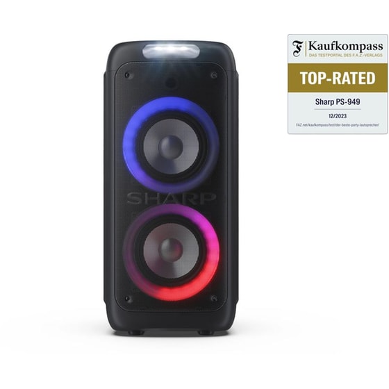 Party Speaker Sharp PS949 132W Karaoke - Μαύρο image 1