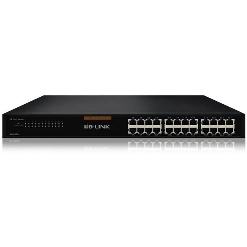 LB-LINK LB-Link 24-Port Rackmount Switch Unmanaged L2 10/100 Mbps