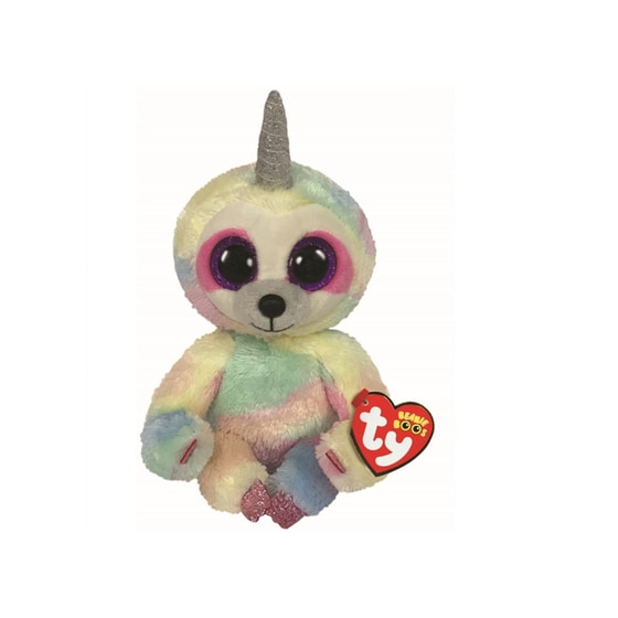 Λούτρινο TY Βραδύπους Μονόκερος Beanie Boos Cooper Unicorn Πολύχρωμο (15cm) 1607-36323 image 0