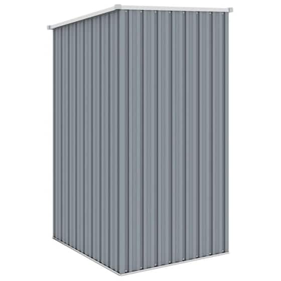Vidaxl Αποθήκη Κήπου Γκρι 87 X 98 X 159 Εκ. Από Γαλβανισμένο Ατσάλι image 5