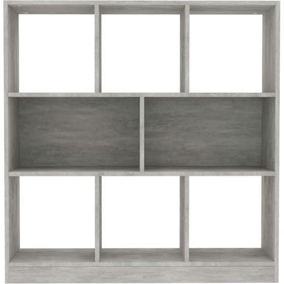 Βιβλιοθήκη VidaXL από Μοριοσανίδα 97.5x29.5x100 cm - Γκρι image 3