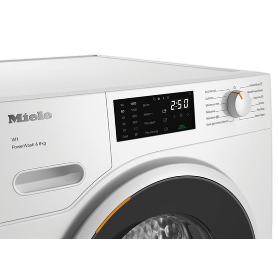 MIELE WWB360 WCS Pwash 8 kg 1.400 Στροφές Λευκό με Wi-Fi Πλυντήριο Ρούχων image 3