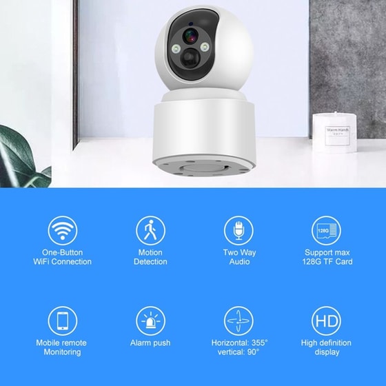 Ασύρματη IP Camera Levofast JK42-VQ001 HD Επιτραπέζια με WiFi image 6