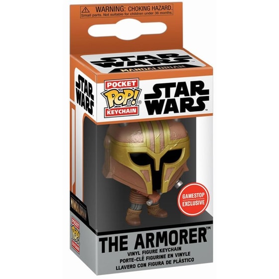 Funko Pocket Pop! Keychain - Star Wars - The Mandalorian - The Armorer image 0