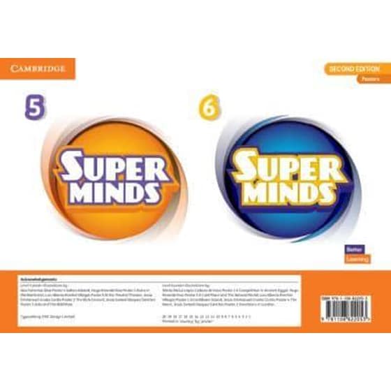 Super Minds Level 5 and 6 Poster Pack British English image 0