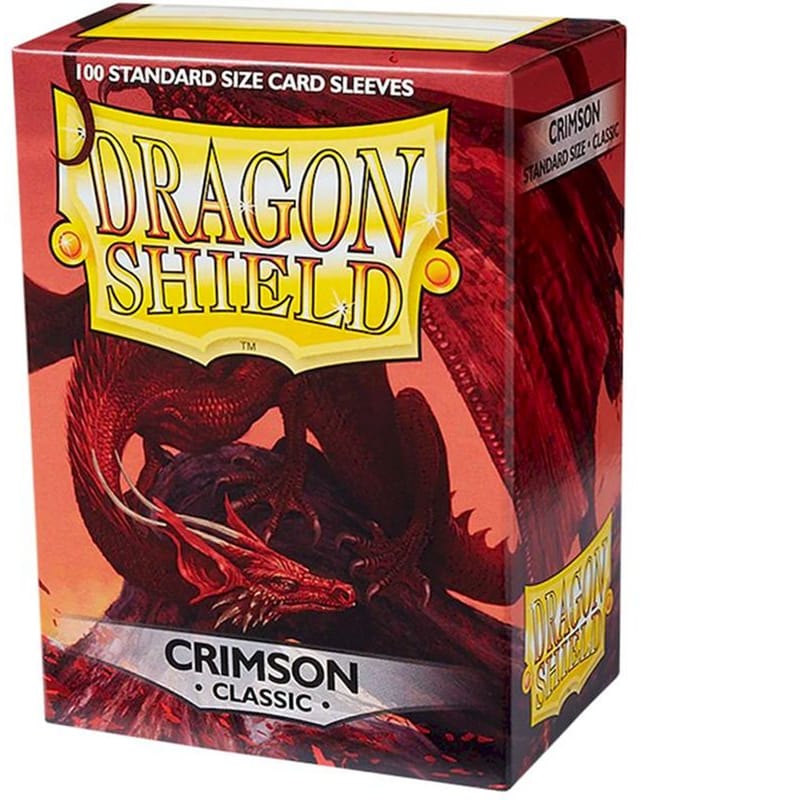 Dragon Shield Standard Size Classic Sleeves (100 Sleeves) Crimson