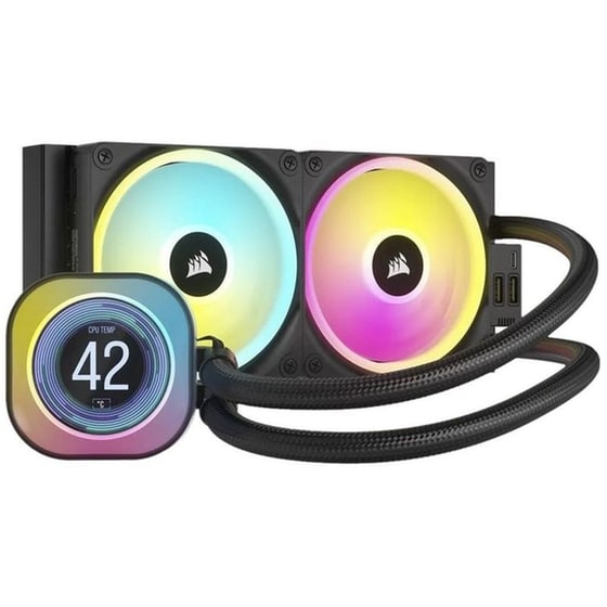 Ψύκτρα επεξεργαστή Corsair iCue Link LCD H100i 120mm RGB image 0
