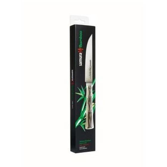 Μαχαίρι Φαγητού Samura Bamboo Steak από Ανοξείδωτο Χάλυβα 11 cm - Ασημί image 4