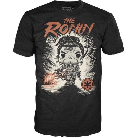 Funko Tee: Star Wars - The Ronin Black T-shirt image 0