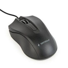 Gembird MUS-3B-01 Ενσύρματο Ποντίκι Μαύρο