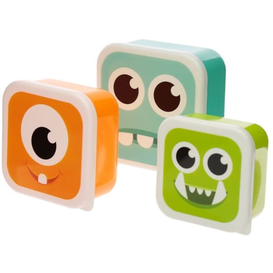 Babyloon Σετ Μπωλ Με Καπάκι  - Monsters 3 Τμχ image 0