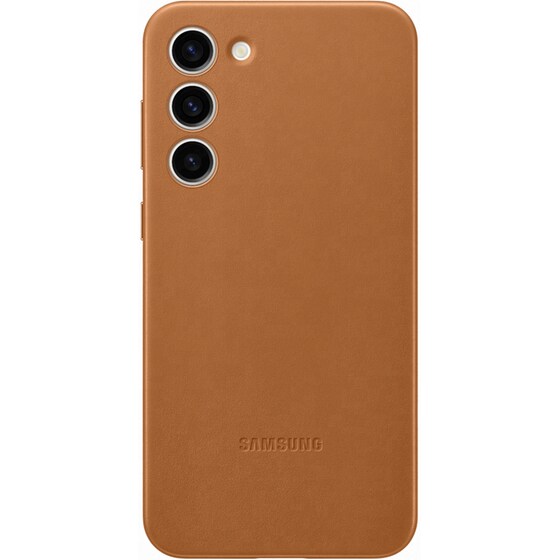 Θήκη Samsung Galaxy S23+ - Samsung Leather Case - Camel image 0