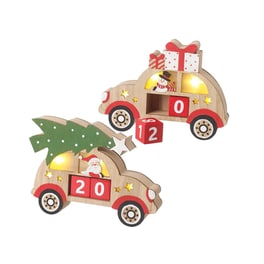 Wooden Light Up Countdown Car Advent Mix