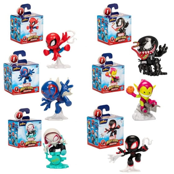 Marvel Spiderman Mighty Verse Collectible (Διάφορα Σχέδια) image 4