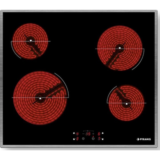 PYRAMIS PHC61410IFB 58 cm Εστία Κεραμική Αυτόνομη  Μαύρο image 0